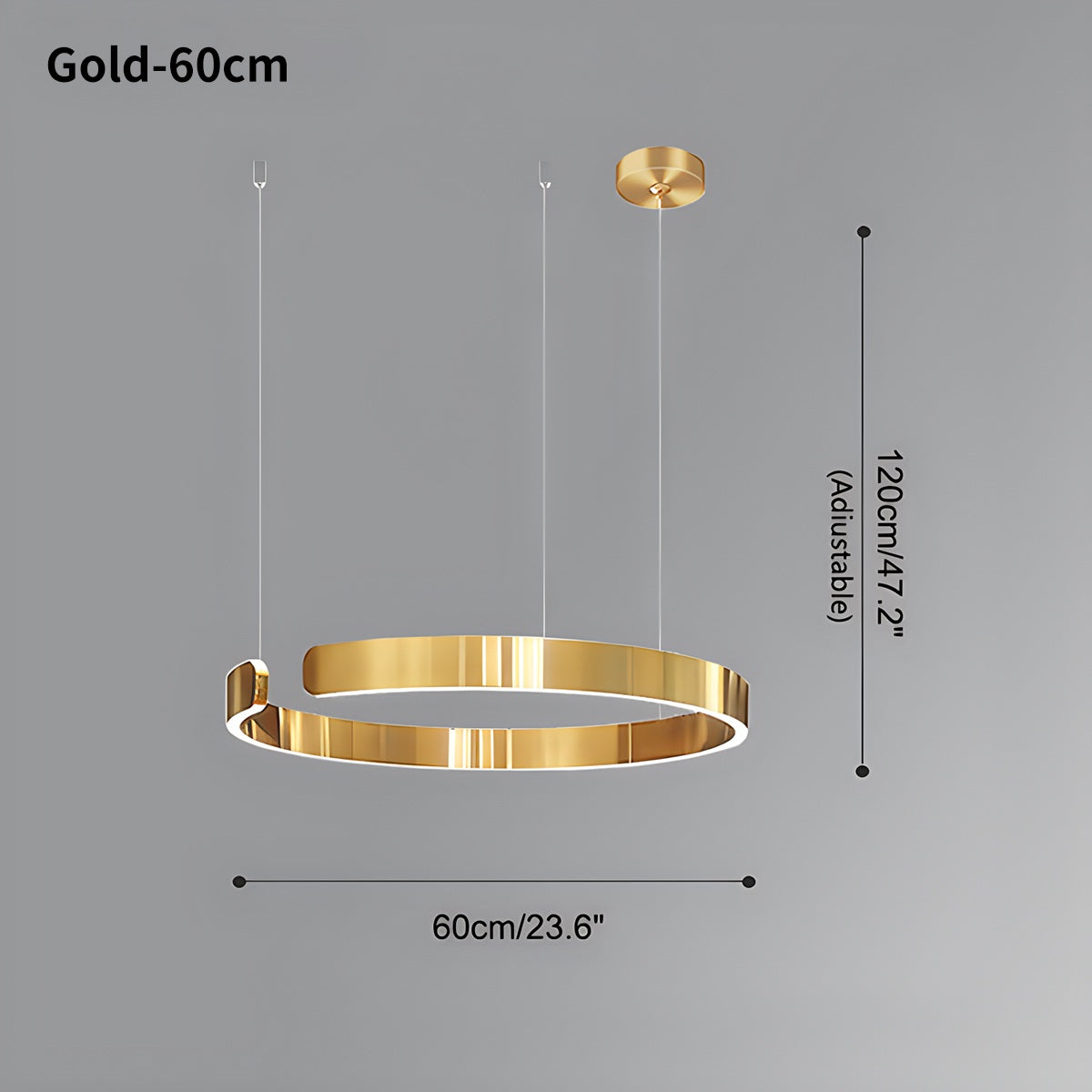 Feyran Modern Ring LED Chandelier for Living Room