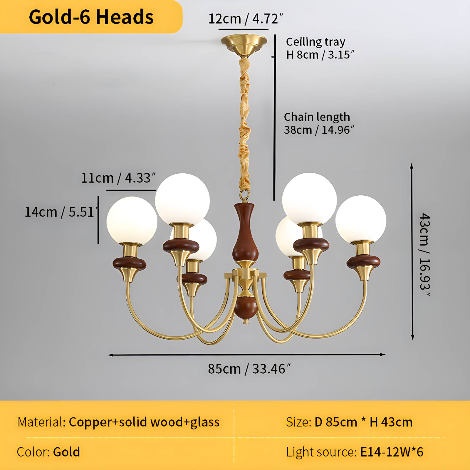 Feyran Modern Luxury Metal Chandelier