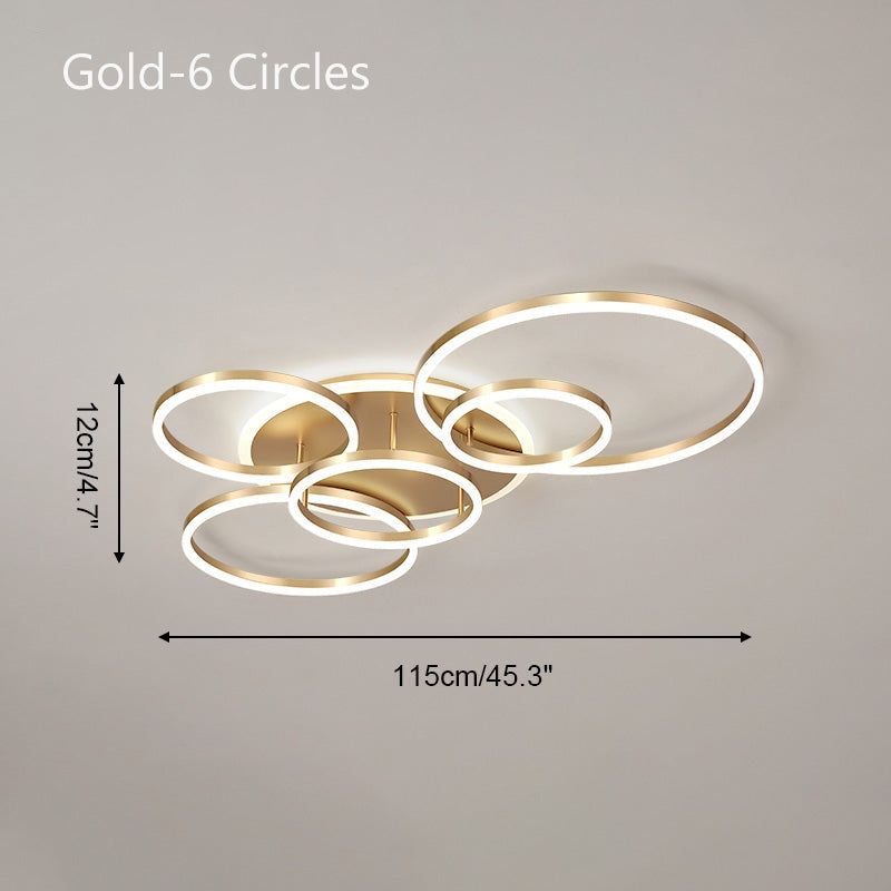 Feyran Circular LED Ceiling Light for Living Room