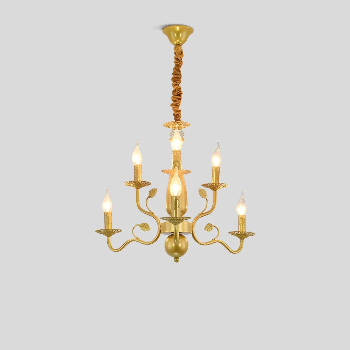 Feyran Double Layered Candle Chandelier for Dining Room