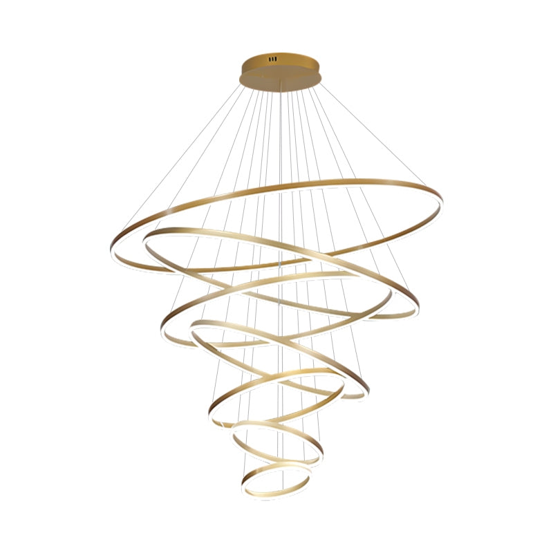 Feyran Tiered Ring Chandelier with Multi-Layer Rings