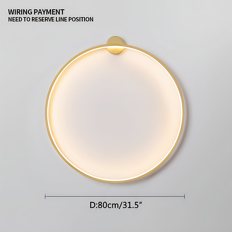 Feyran Round Ring LED Wall Lamp for Living Room