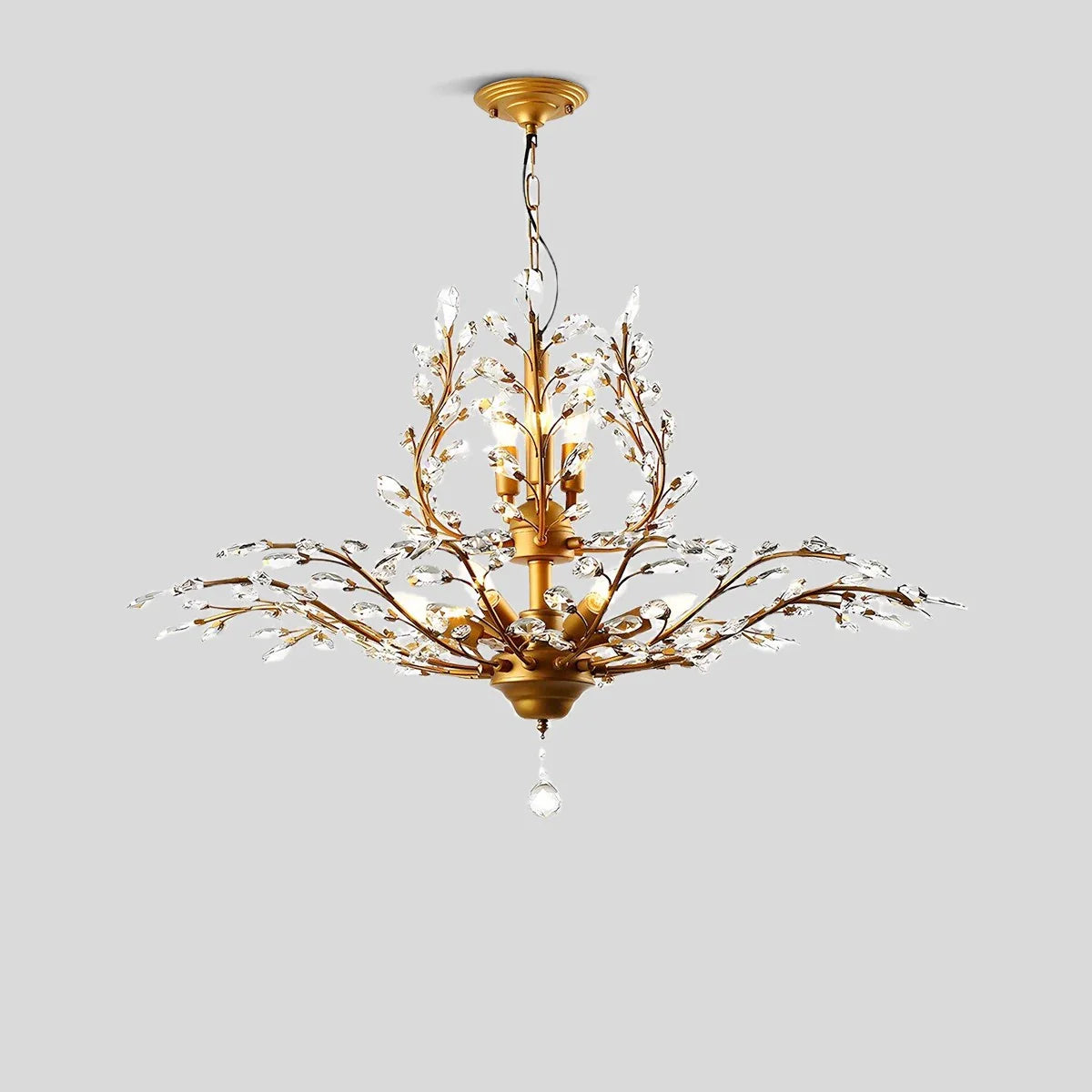 Feyran Tree Branch Crystal Chandelier for Living Room