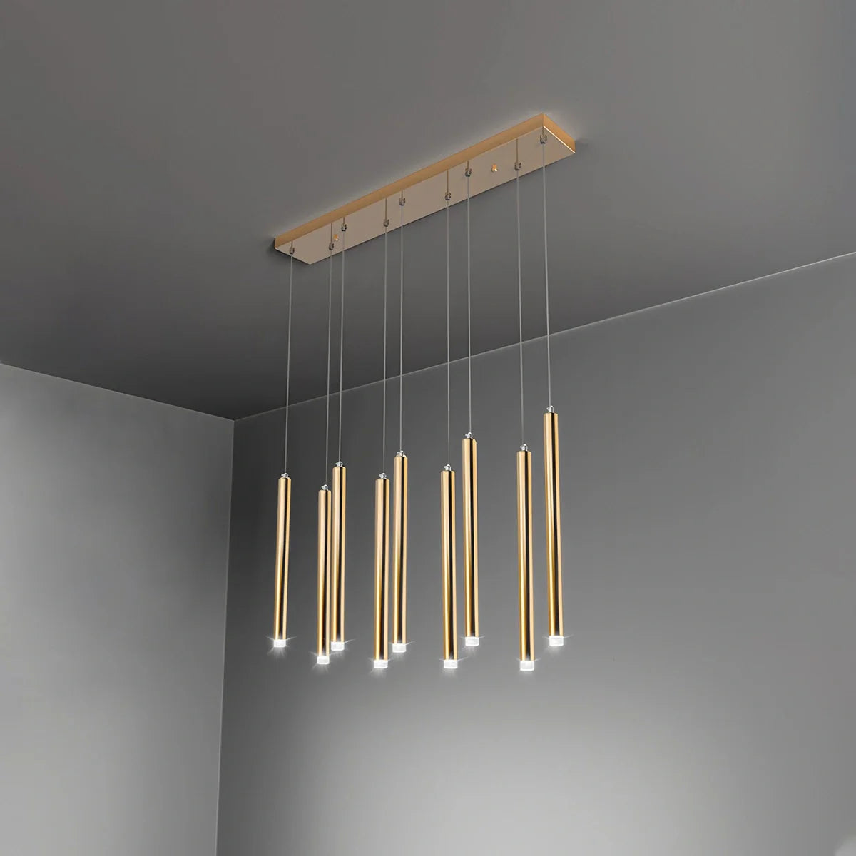 Feyran Modern Luxury Large Long Cylindrical Chandelier