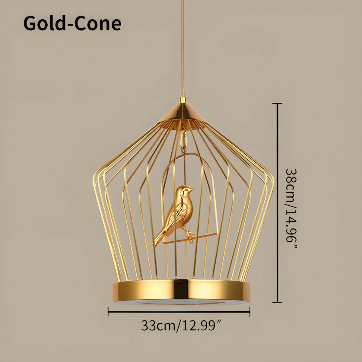 Feyran Creative Birdcage Pendant Light for Living Room