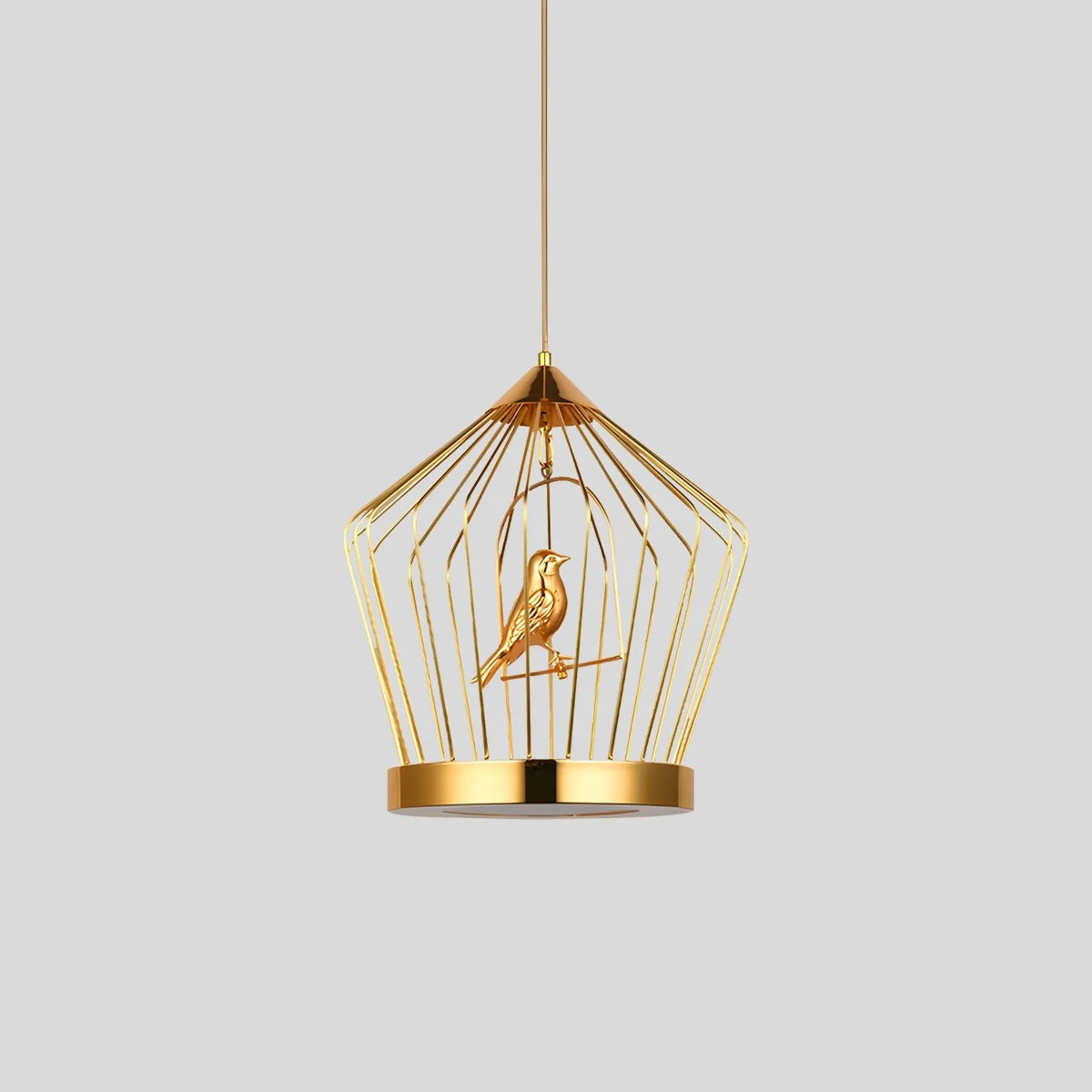 Feyran Creative Birdcage Pendant Light for Living Room
