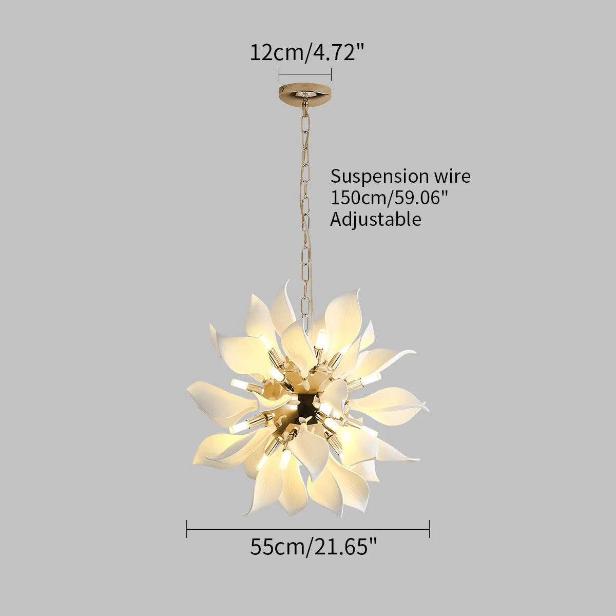 Feyran Nordic Creative Petal Pendant Light