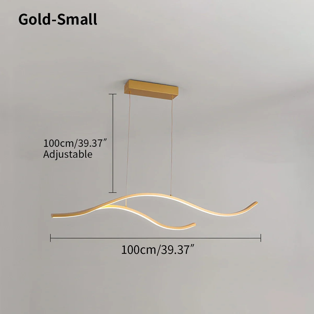 Feyran Modern Waves Hanging Pendant Light