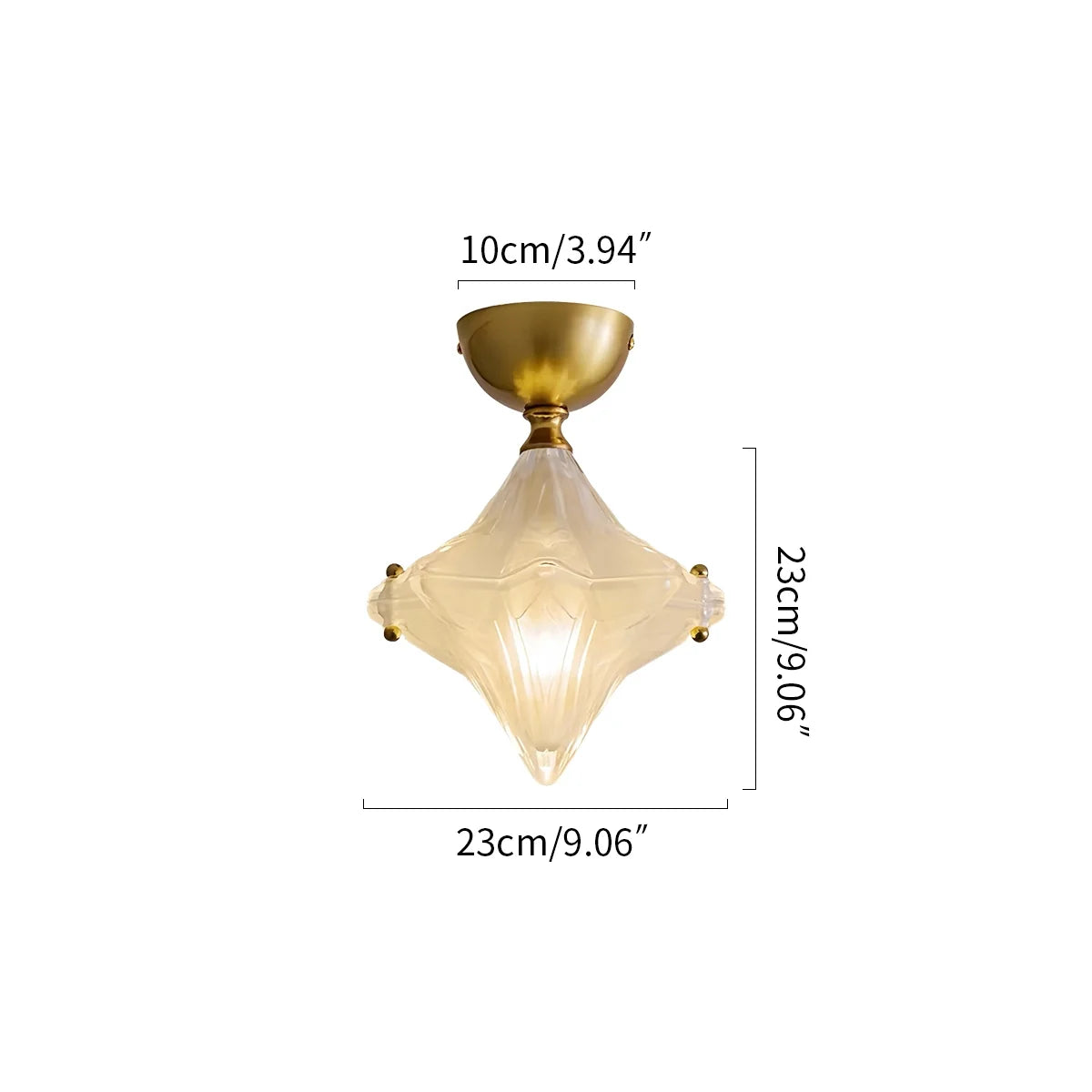 Feyran French Murano Star Glass Pendant Light