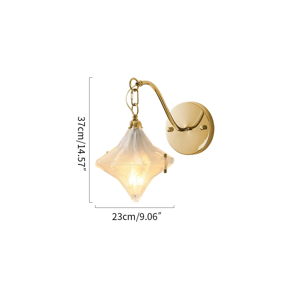 Feyran French Murano Star Glass Pendant Light