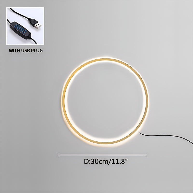 Feyran Round Ring LED Wall Lamp for Living Room