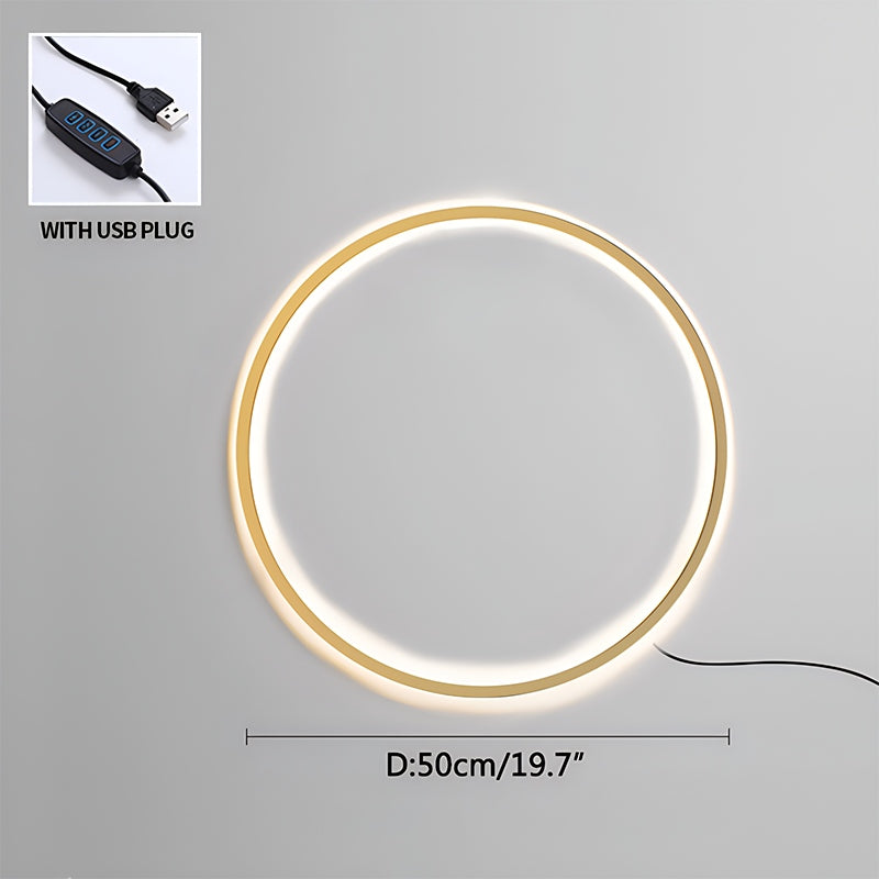 Feyran Round Ring LED Wall Lamp for Living Room