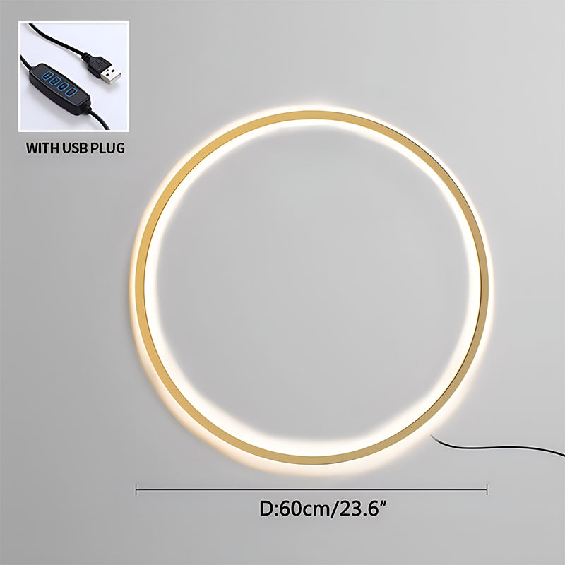 Feyran Round Ring LED Wall Lamp for Living Room