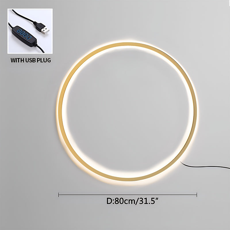 Feyran Round Ring LED Wall Lamp for Living Room