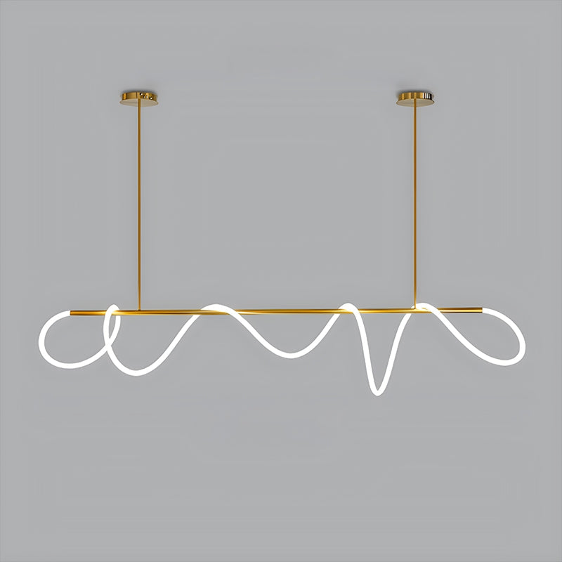 Feyran Modern Long Hose Led Pendant Light for Dining Room