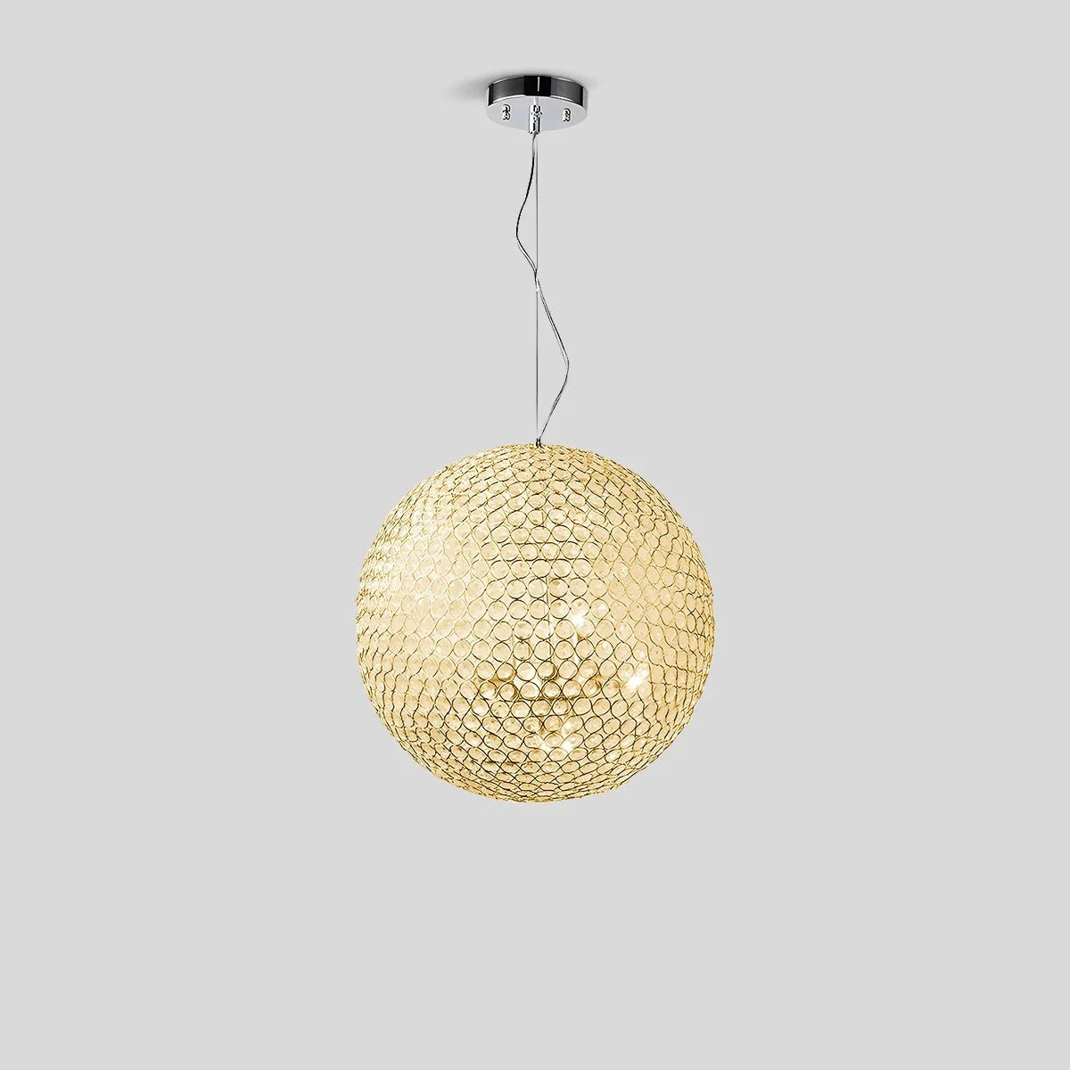 Feyran Creative Crystal Ball Chandelier for Dining Room