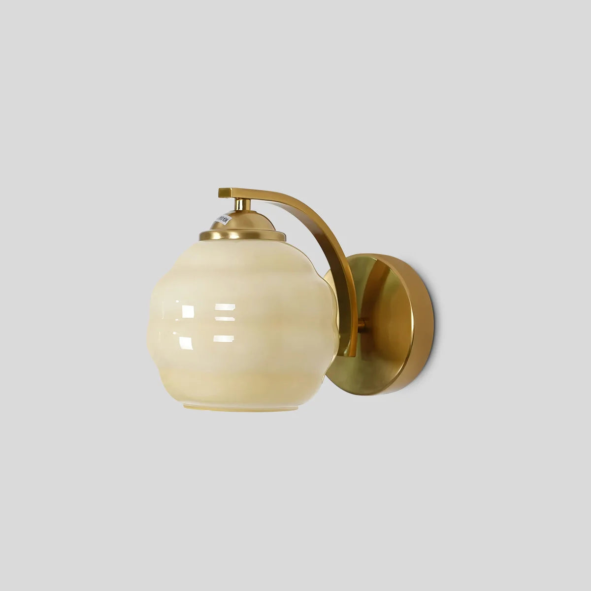 Feyran Art Deco Vintage Glass Wall Lamp