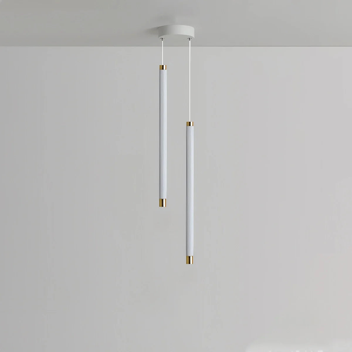 Feyran Adjustable Long Roman Column Pendant Light for Dining Room