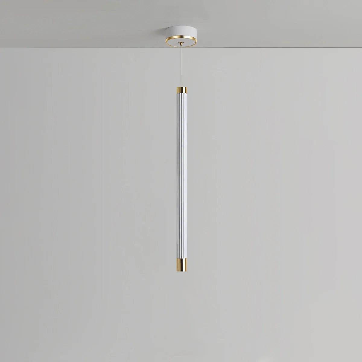 Feyran Adjustable Long Roman Column Pendant Light for Dining Room