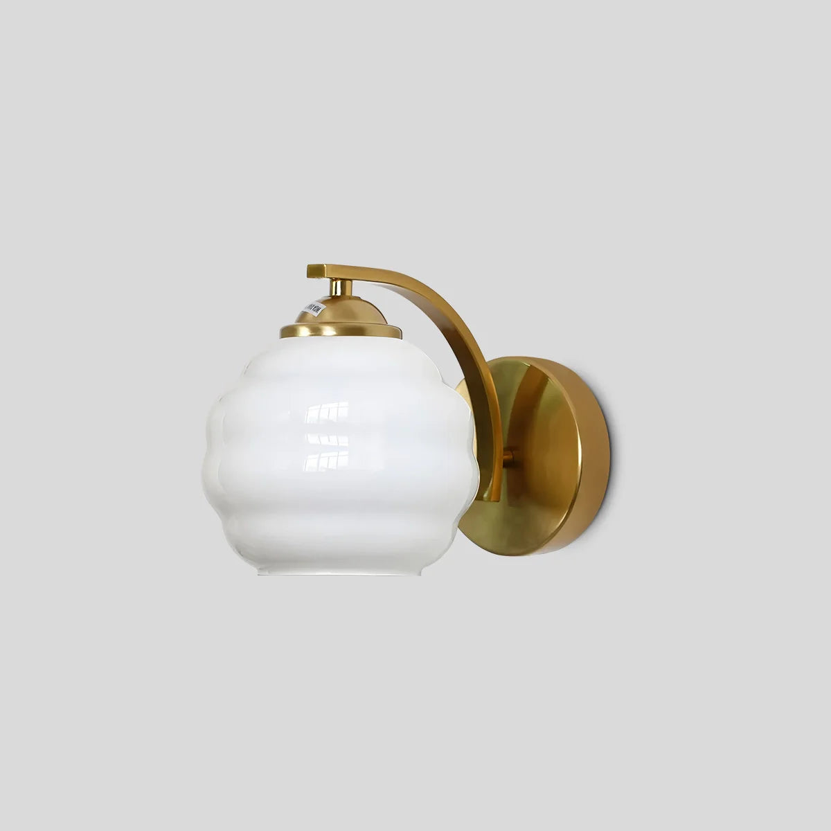 Feyran Art Deco Vintage Glass Wall Lamp