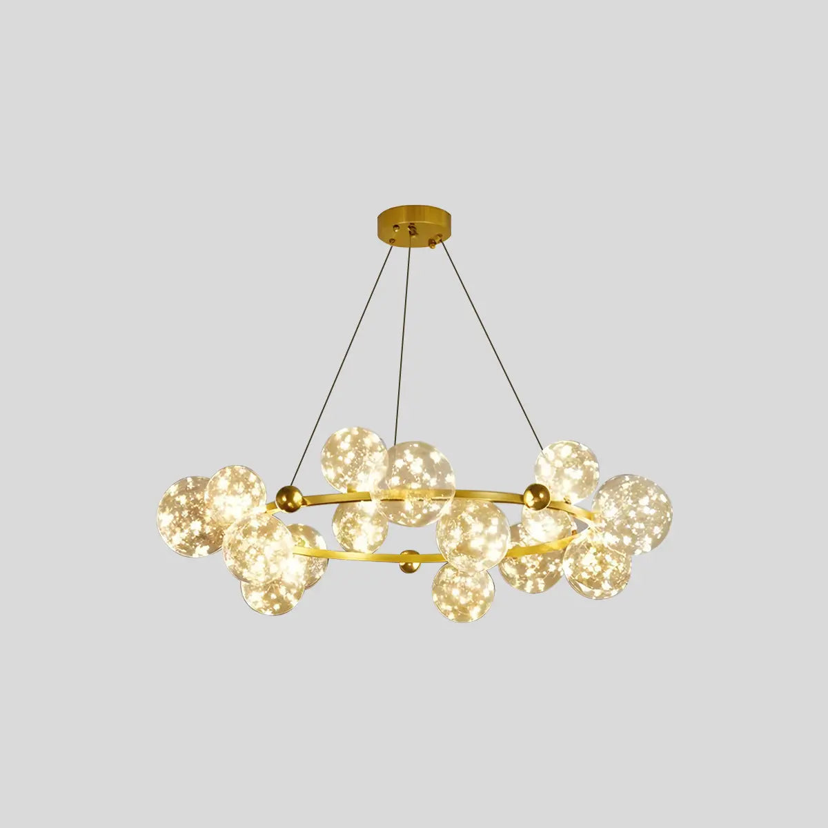 Feyran Robina Bubble Glass Chandelier for Living Room