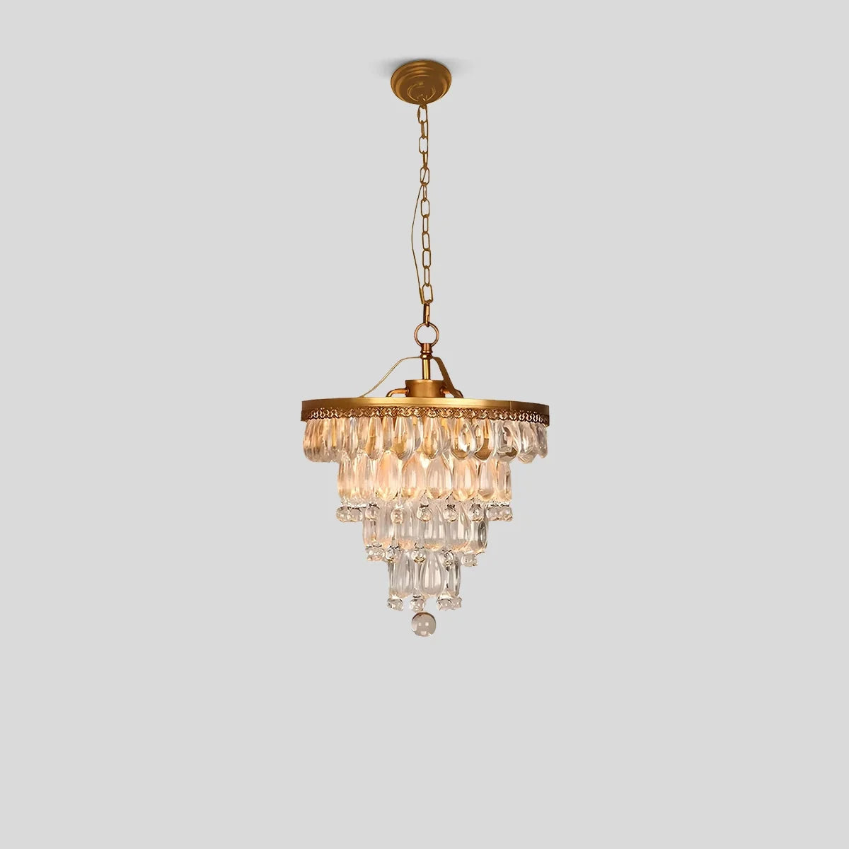 Feyran Droplet Crystal Chandelier for Dining Room