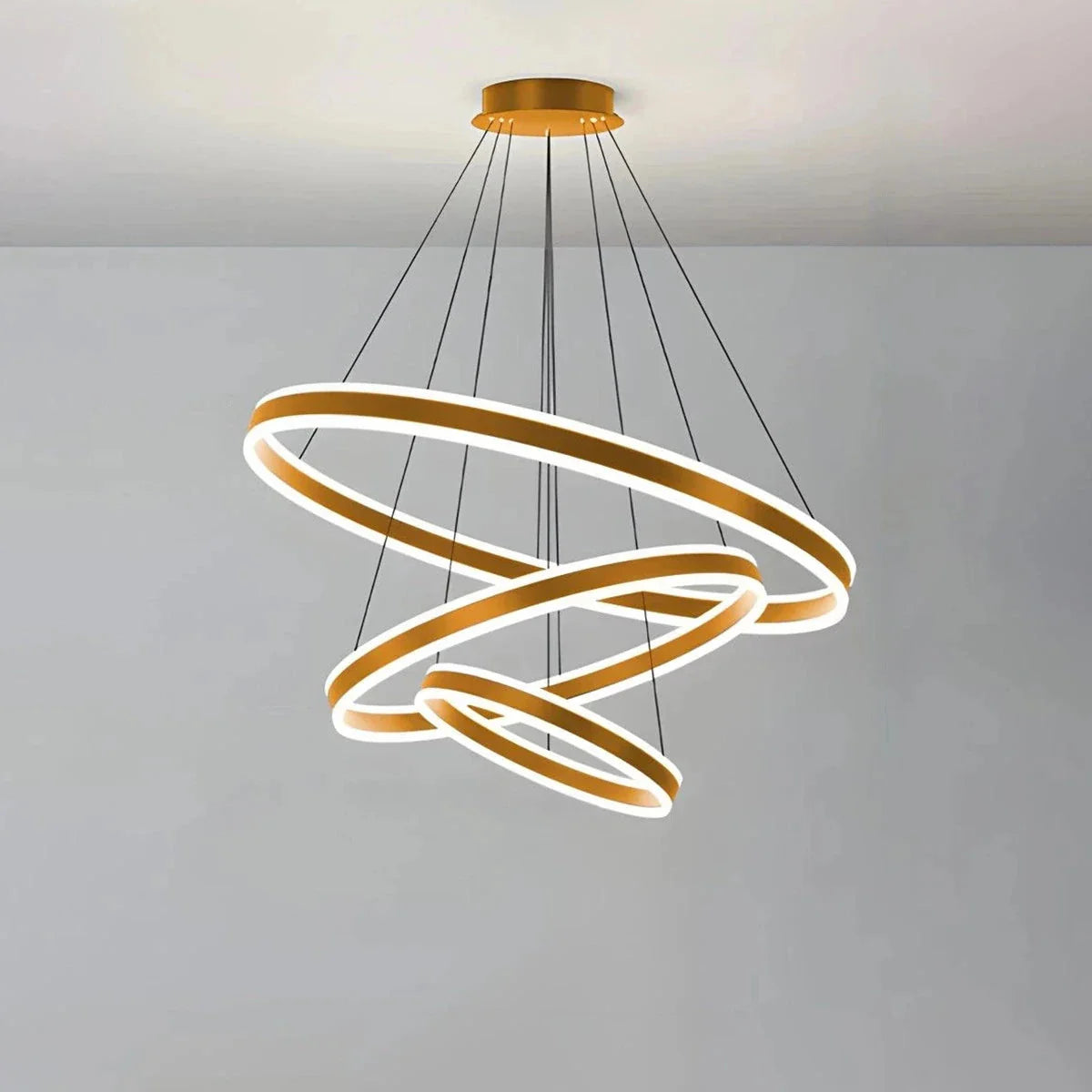 Feyran Circle Layered Living Room Chandelier
