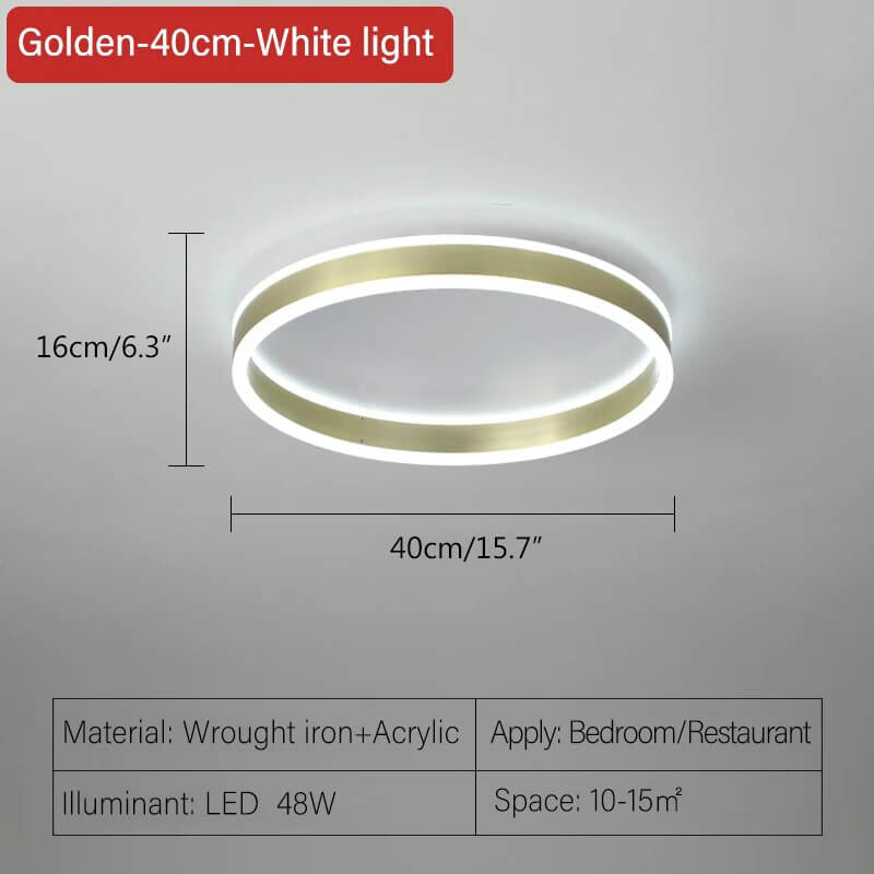 Feyran Simple Modern Round Ceiling Light