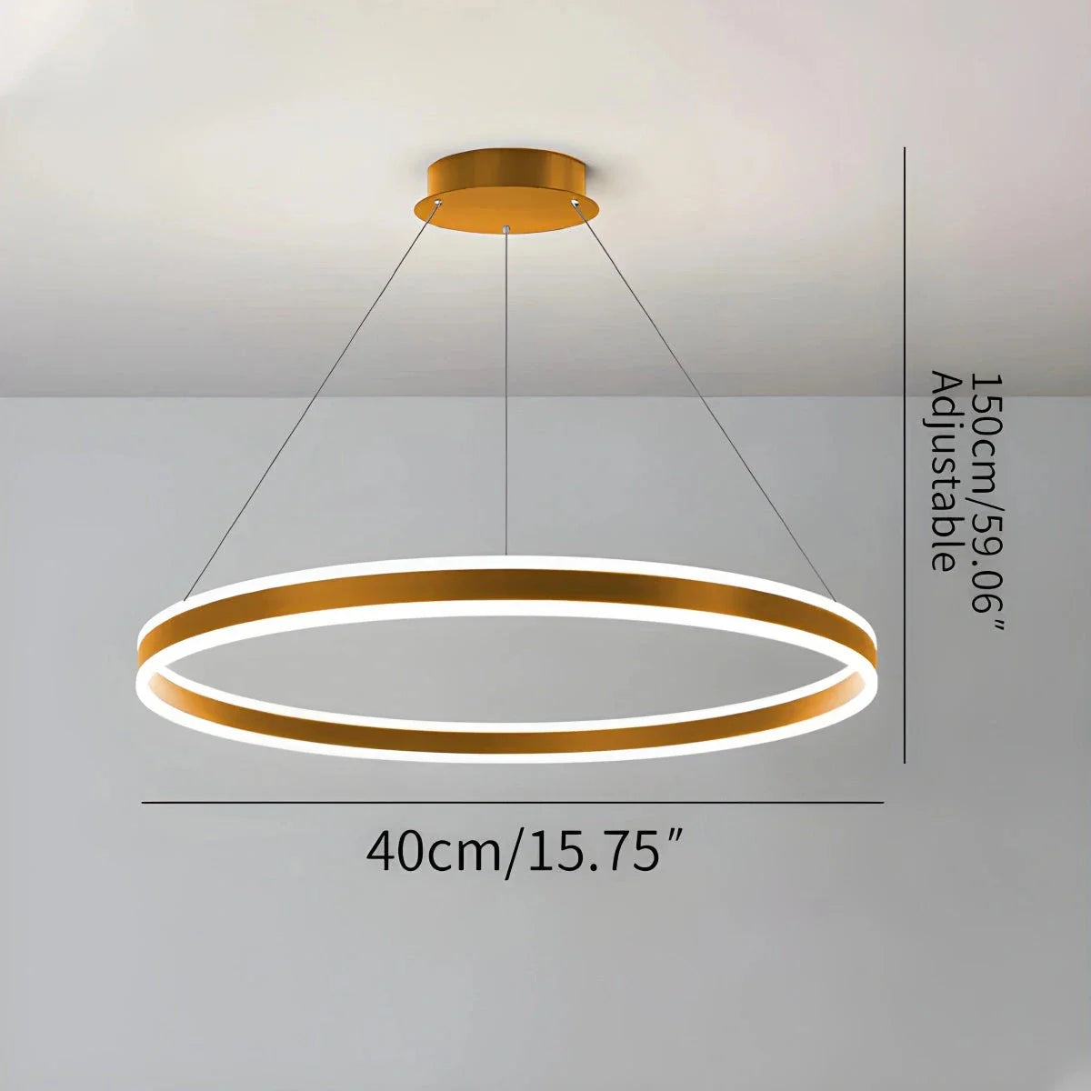 Feyran Circle Layered Living Room Chandelier