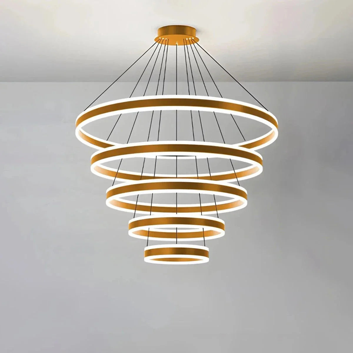 Feyran Circle Layered Living Room Chandelier