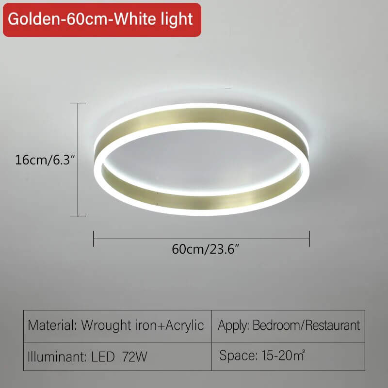 Feyran Simple Modern Round Ceiling Light