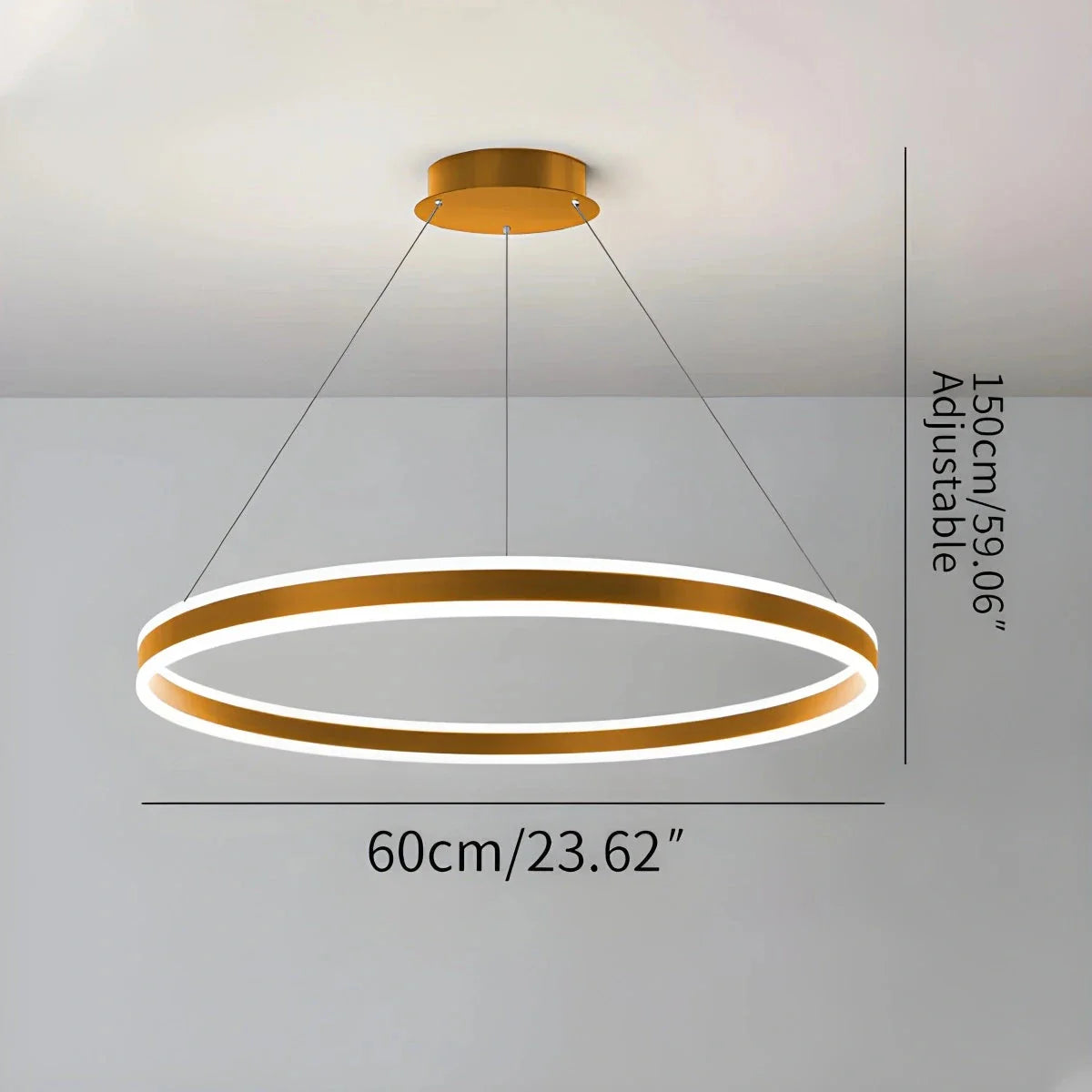 Feyran Circle Layered Living Room Chandelier
