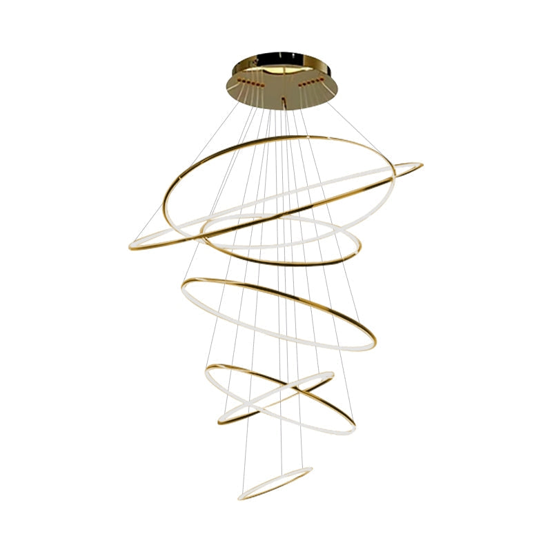 Feyran Large Tiered Ring Foyer Chandelier