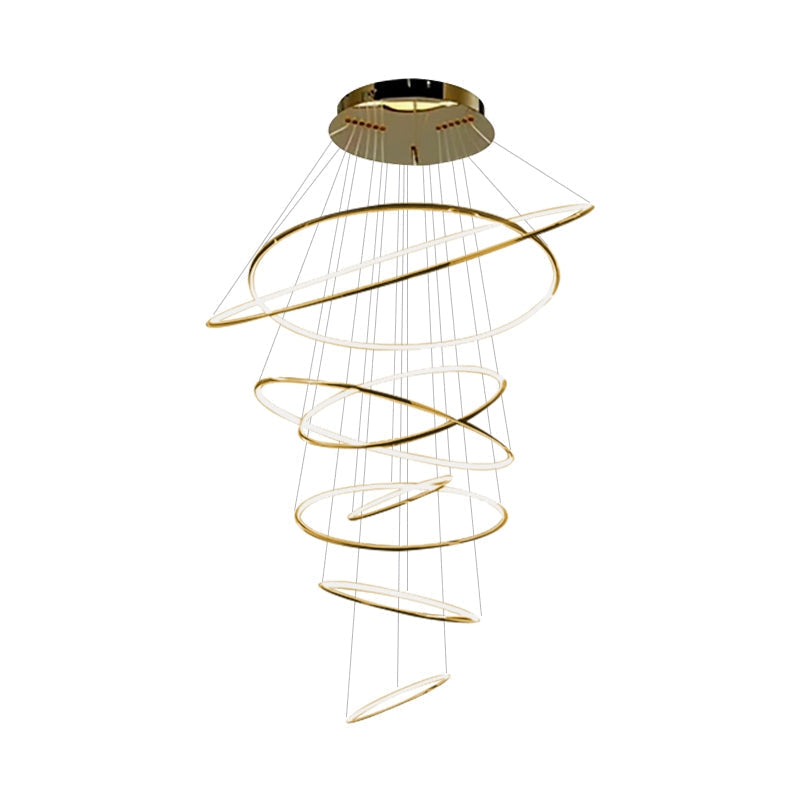 Feyran Large Tiered Ring Foyer Chandelier