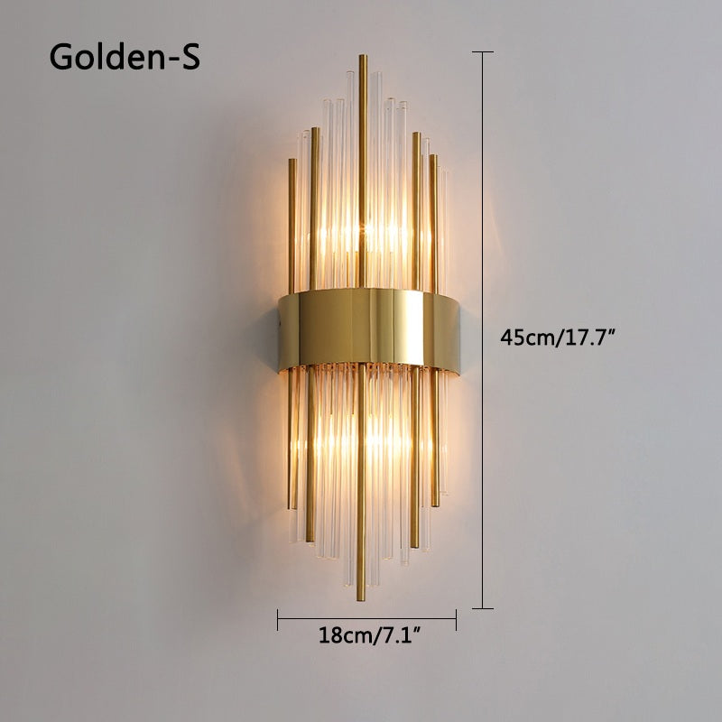 Feyran Minimal Luxury Glass Wall Lamp