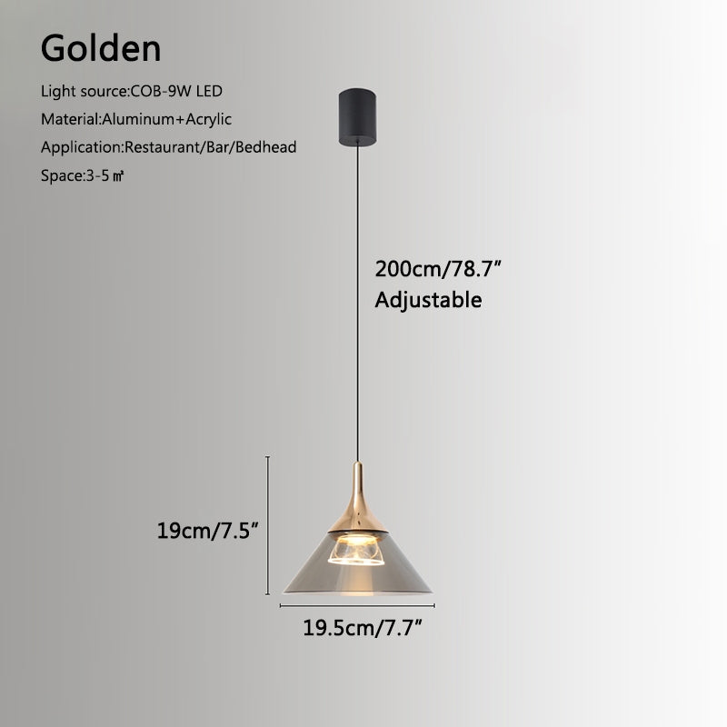 Feyran Nordic Led Art Pendant Light for Dining Room