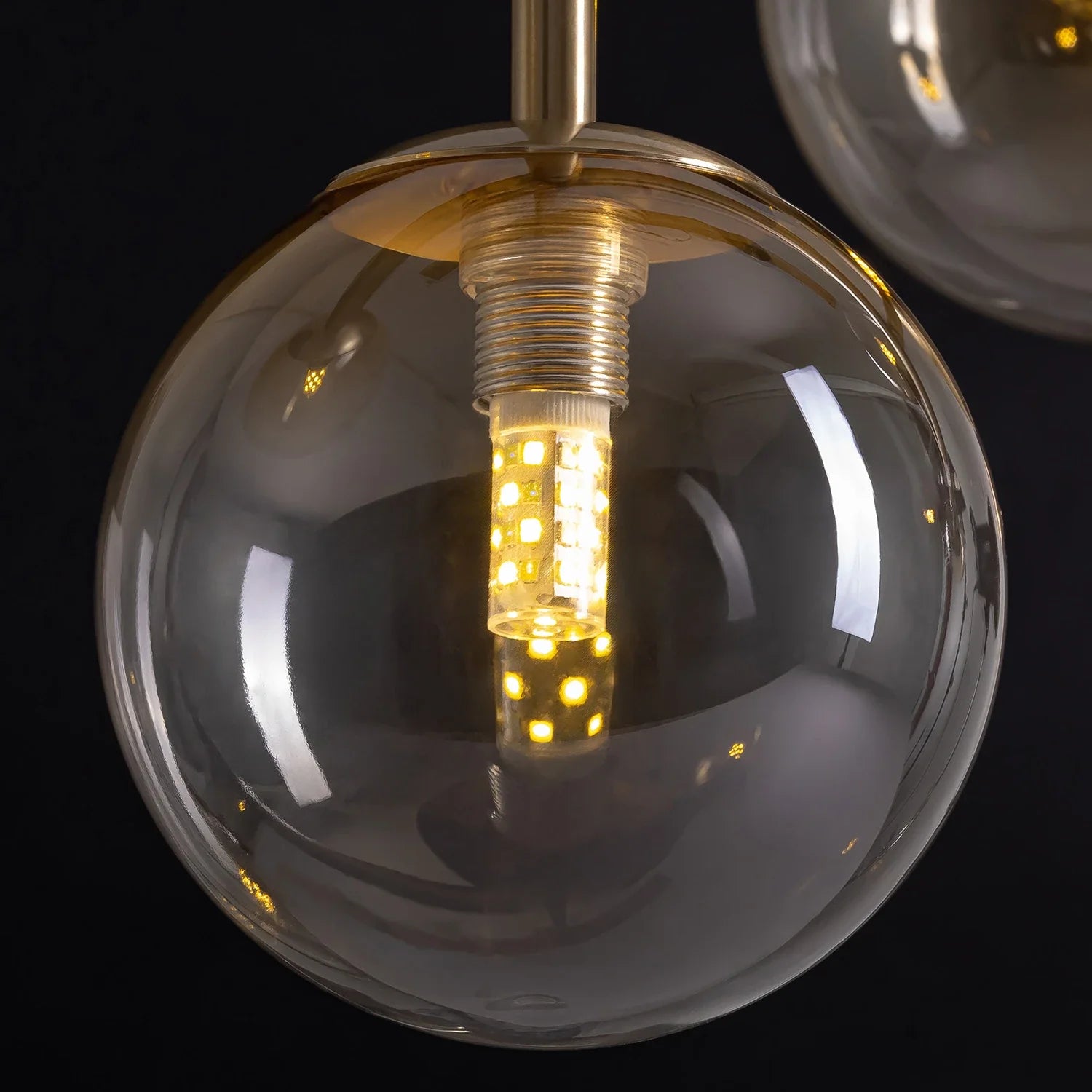 Gradient Glass Globe Chandelier for Dining Room 1 - Feyran
