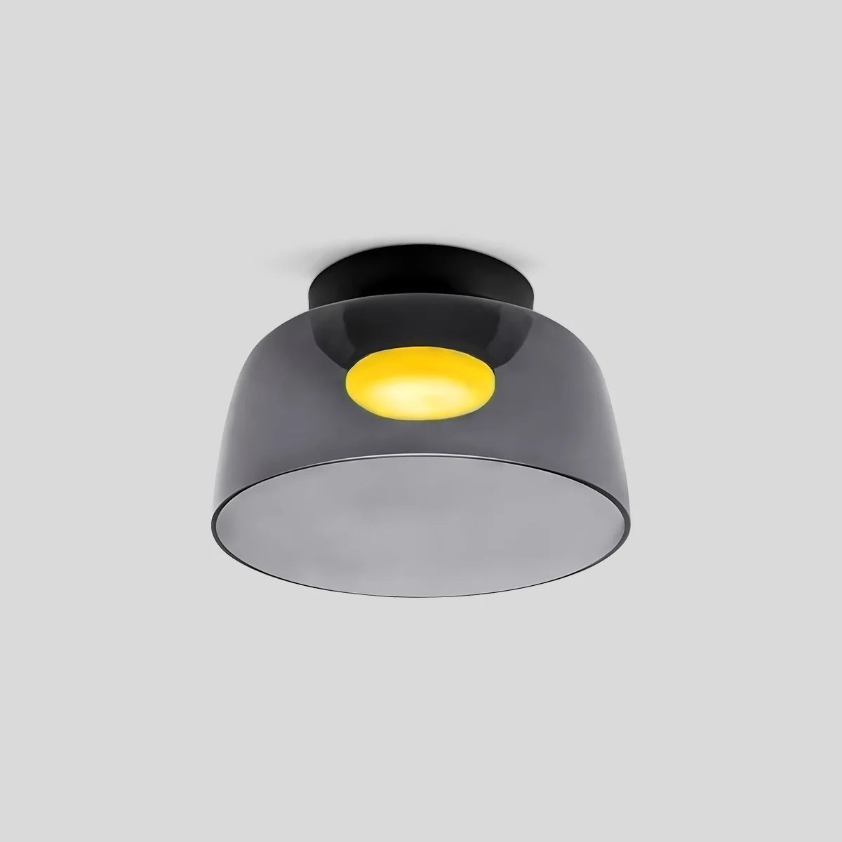 Feyran Colored Glass Ceiling Light for Bedroom