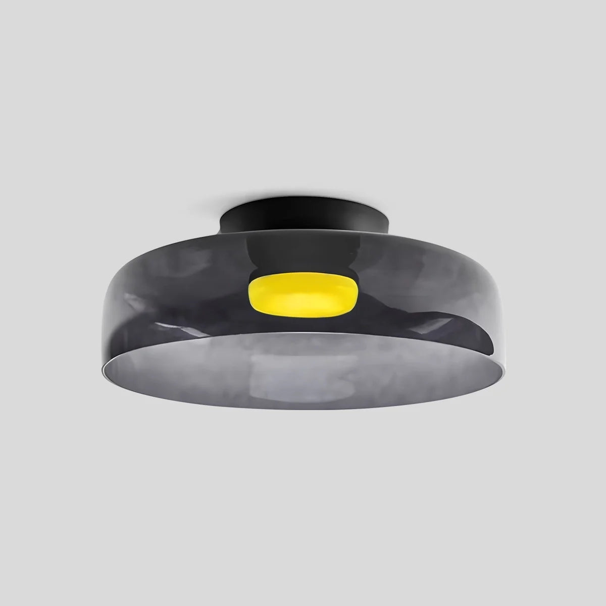 Feyran Colored Glass Ceiling Light for Bedroom