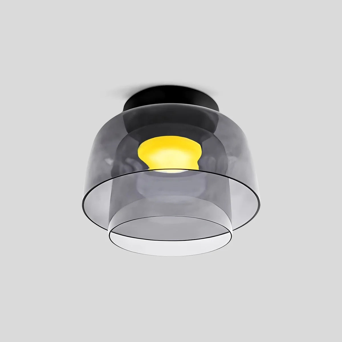Feyran Colored Glass Ceiling Light for Bedroom
