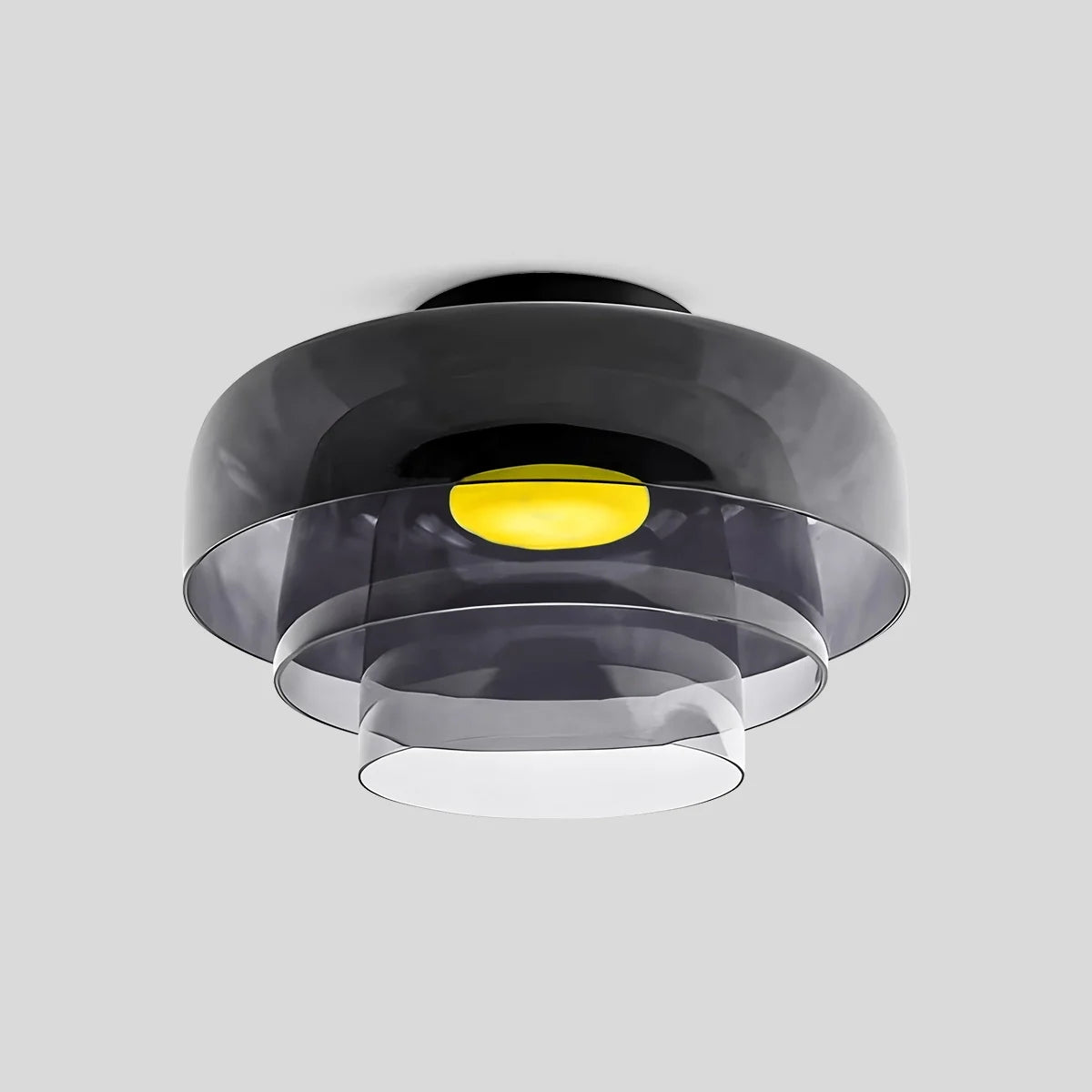 Feyran Colored Glass Ceiling Light for Bedroom