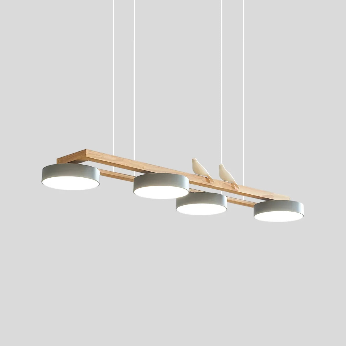 Feyran Sienna Bird Long Chandelier for Dining Room