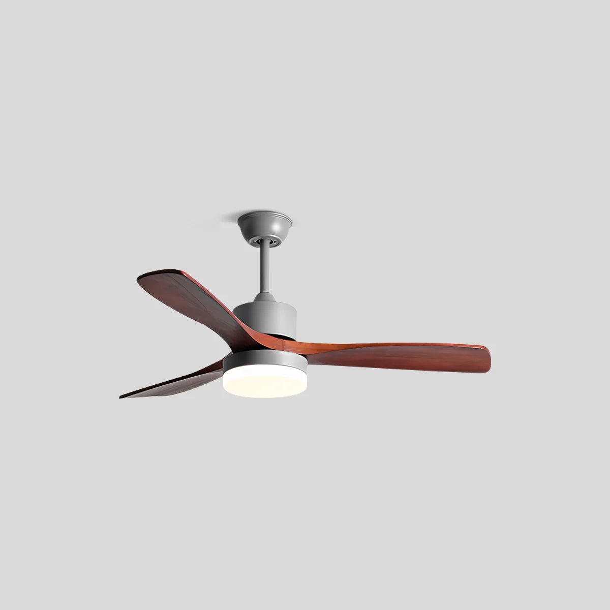 Feyran Solid Wood Ceiling Fan Light for Living Room