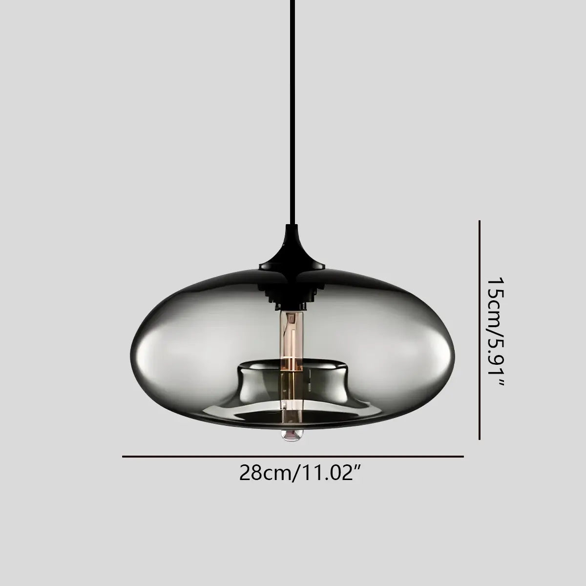 Feyran Colorful Glass Pendant Light for Dining Area