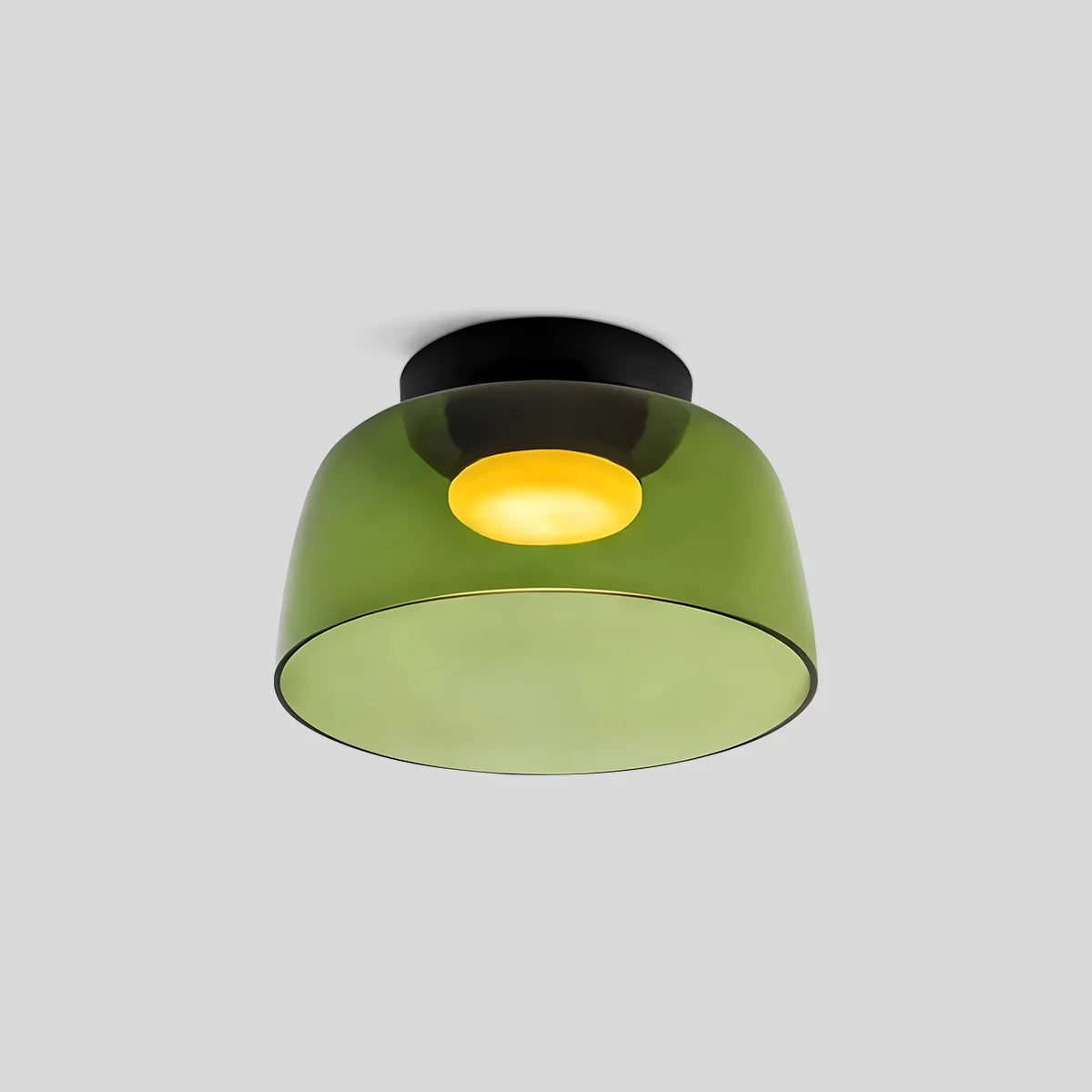 Feyran Colored Glass Ceiling Light for Bedroom