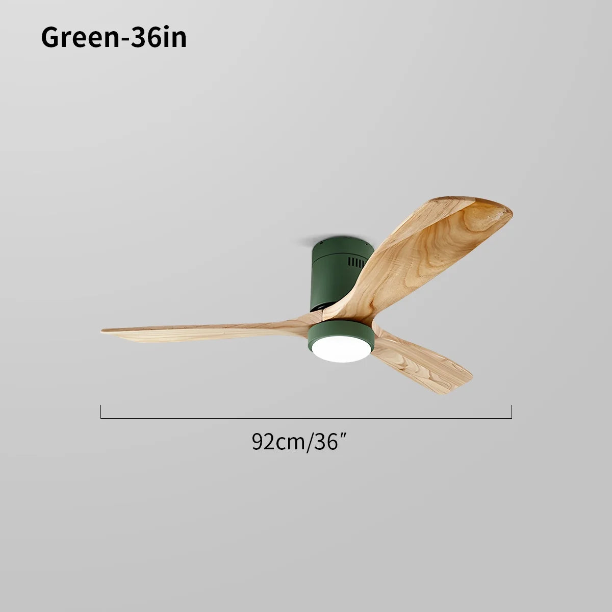 Feyran Mid-century Modern Hugger Ceiling Fan Lamp