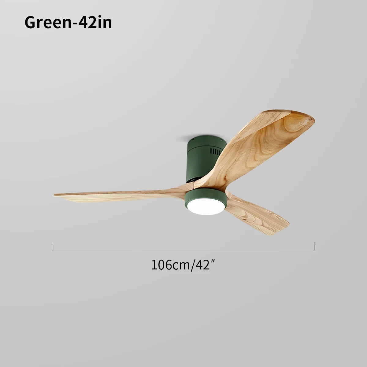 Feyran Mid-century Modern Hugger Ceiling Fan Lamp