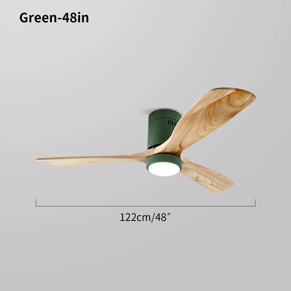 Feyran Mid-century Modern Hugger Ceiling Fan Lamp