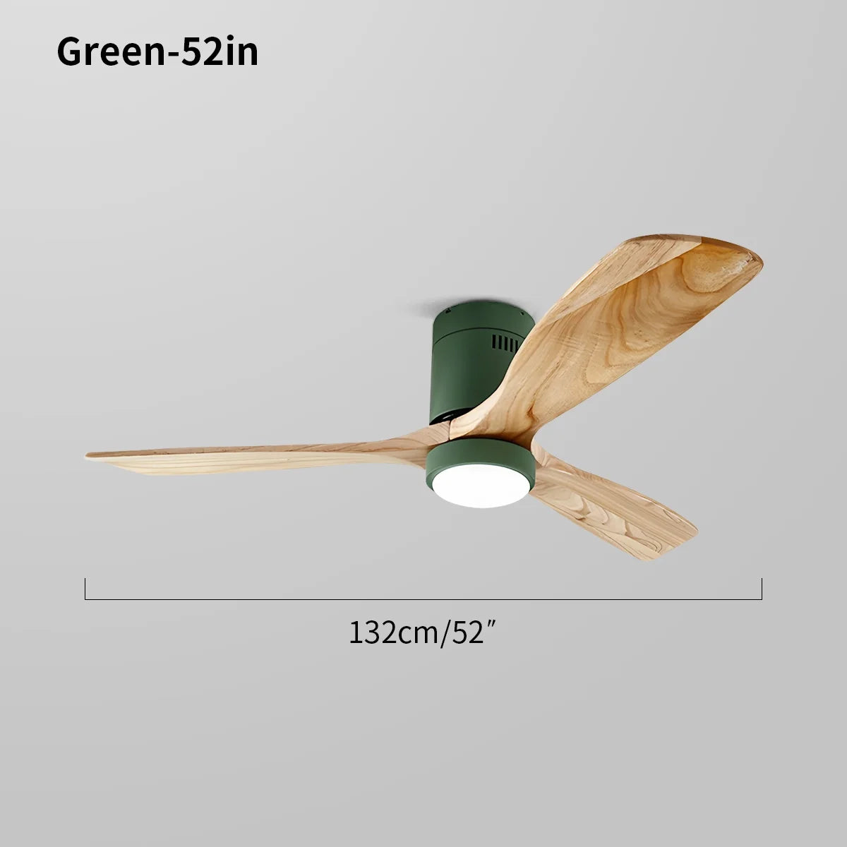 Feyran Mid-century Modern Hugger Ceiling Fan Lamp