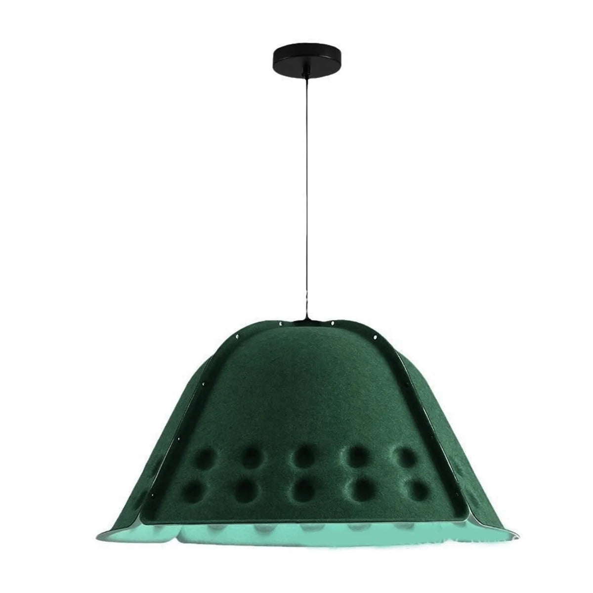 Feyran Clock Shaped Hot Pressed Acoustic Pendant Light